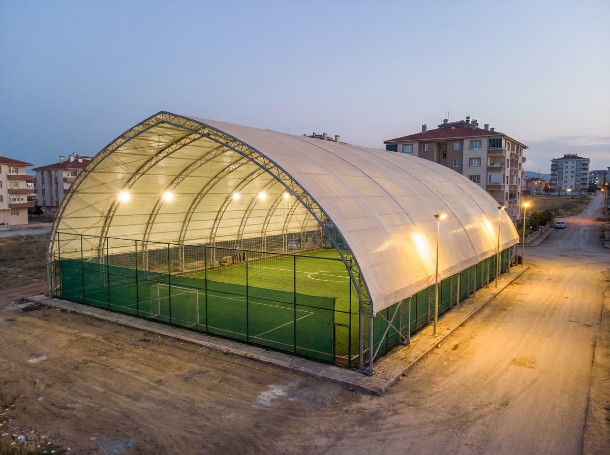 Halı Saha Çadırı uygulaması