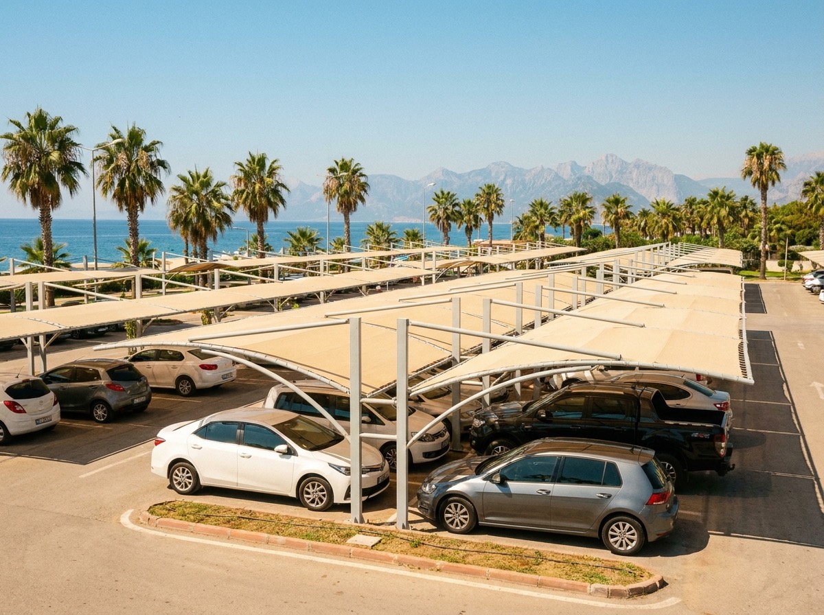 Otopark Gölgelendirme uygulaması