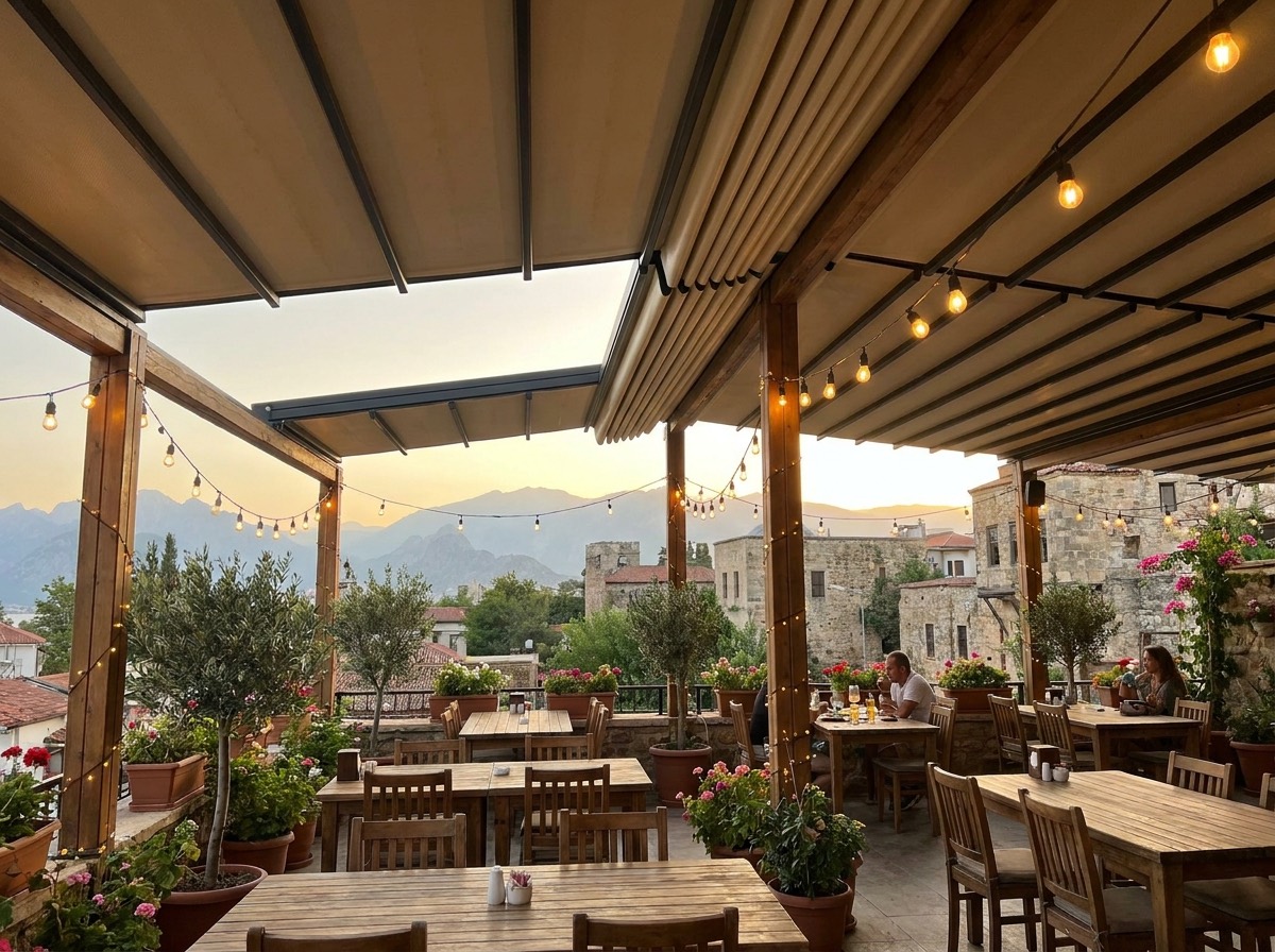Pergola Tente uygulaması